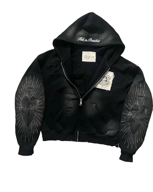 "MY PAIN DOESN'T DEFINE ME" ZIP UP